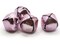 4 30mm Shiny Light Pink Jingle Bells Christmas Sleigh Bell Charms